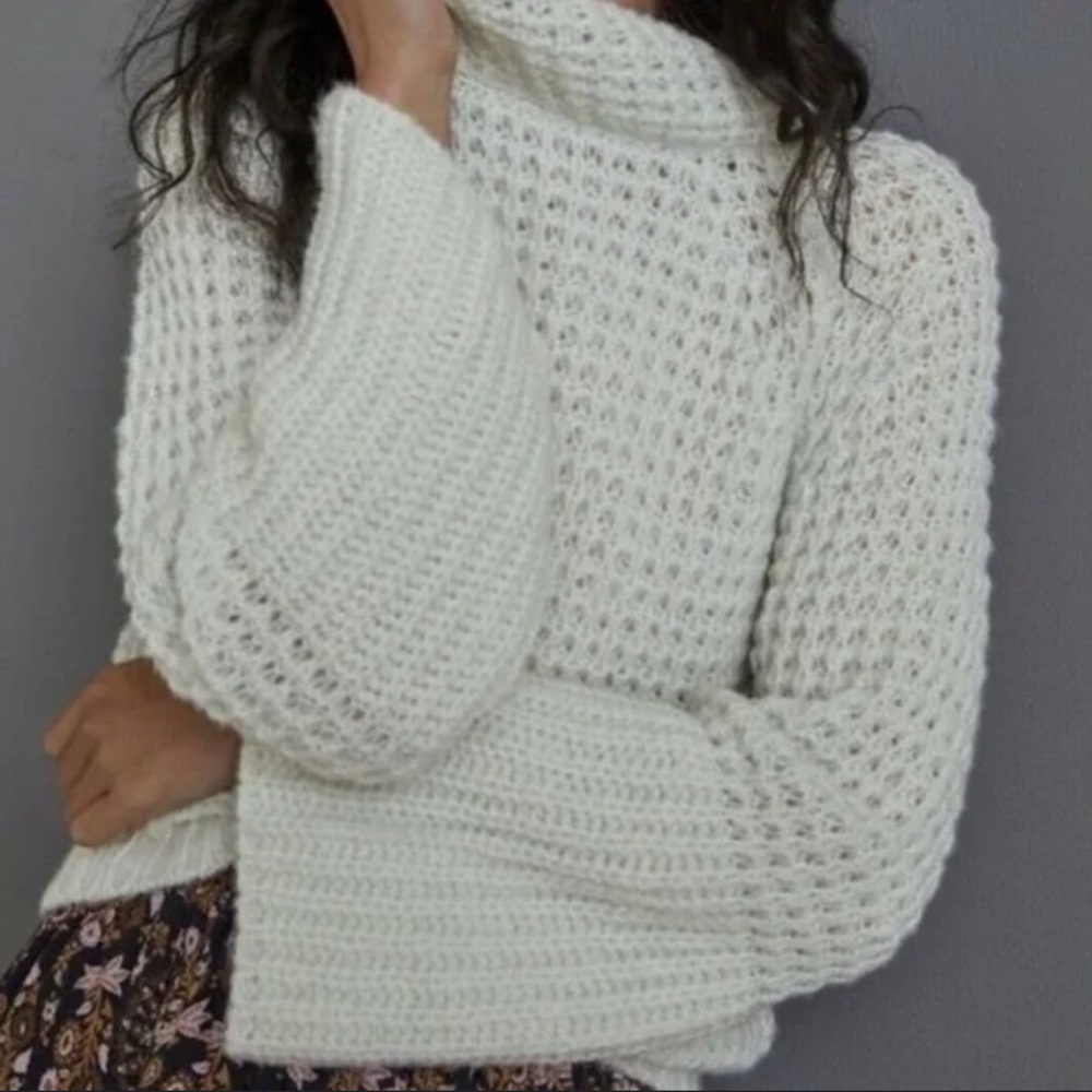 Anthropologie Maeve Dionne Chunky Knit Sweater